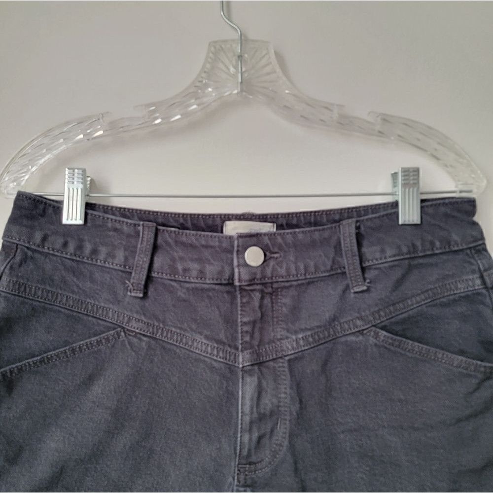 Universal THREAD Womens Shorts Size 8 Vintage Midi Dark Wash - Picture 10 of 12